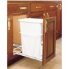 Rev-A-Shelf Rev-A-Shelf White Steel Pull Out WasteTrash Container RV-12PB S